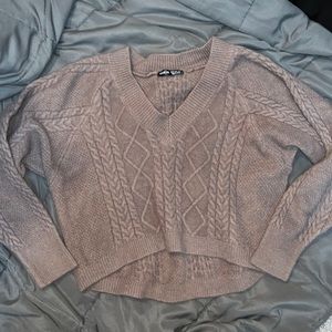 Small SHEIN Brown Crop Sweater